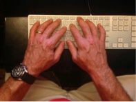 Correct Typing: Straight wrists